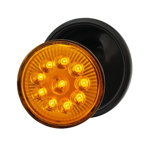 FARO TRASERO LED BAIML 3400 109MM 10 LED BIVOLTAJE AMBAR 